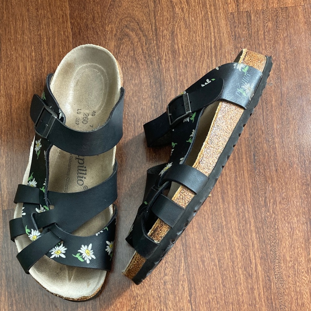 Papillio by Birkenstock Floral Sandals Sz 9 - Picture 3 of 11